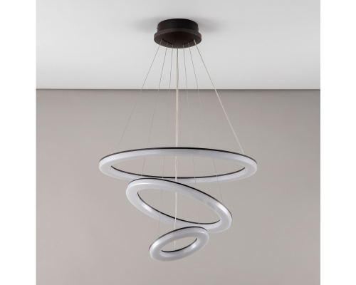 Citilux Электрон Смарт CL710A105S Умная подвесная люстра Венге