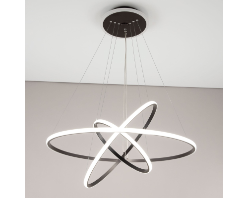 Citilux Неон Смарт CL731A095E Умная подвесная люстра Венге