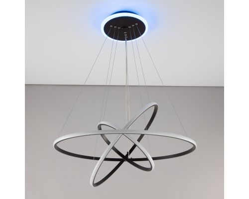 Citilux Неон Смарт CL731A095E Умная подвесная люстра Венге