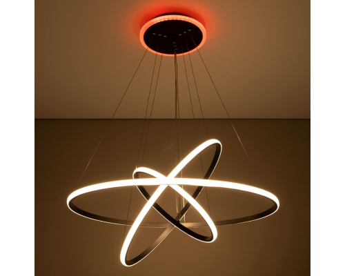 Citilux Неон Смарт CL731A095E Умная подвесная люстра Венге