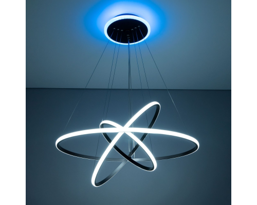 Citilux Неон Смарт CL731A095E Умная подвесная люстра Венге