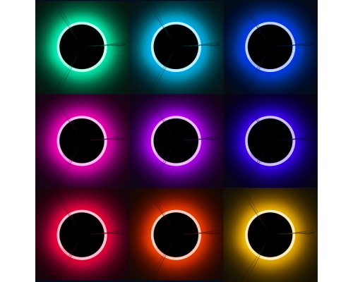 Citilux Неон Смарт CL731A095E Умная подвесная люстра Венге