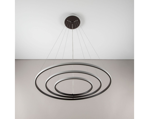 Citilux Неон Смарт CL731A095E Умная подвесная люстра Венге