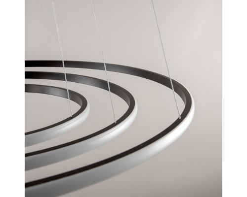 Citilux Неон Смарт CL731A095E Умная подвесная люстра Венге