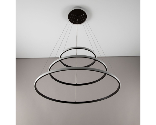 Citilux Неон Смарт CL731A095E Умная подвесная люстра Венге