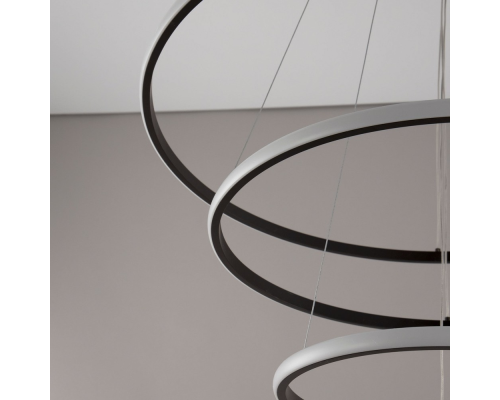 Citilux Неон Смарт CL731A095E Умная подвесная люстра Венге