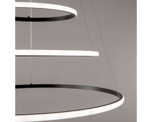 Citilux Неон Смарт CL731A095E Умная подвесная люстра Венге