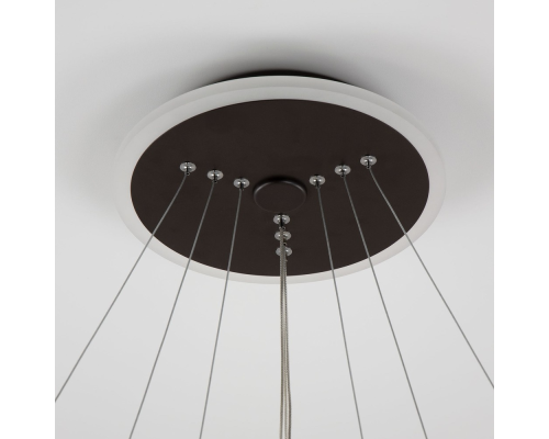 Citilux Неон Смарт CL731A095E Умная подвесная люстра Венге