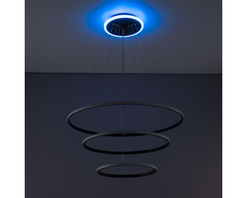 Citilux Неон Смарт CL731A095E Умная подвесная люстра Венге