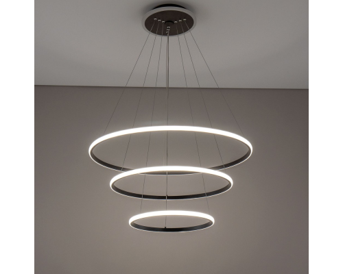 Citilux Неон Смарт CL731A095E Умная подвесная люстра Венге