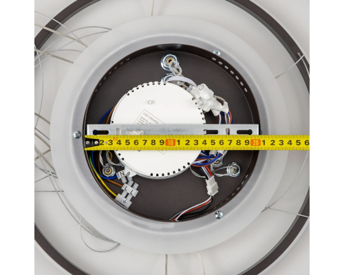 Citilux Неон Смарт CL731A095E Умная подвесная люстра Венге