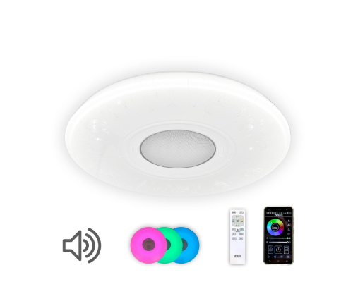 Citilux Light & Music CL703M50A Люстра музыкальная Оркестр с пультом