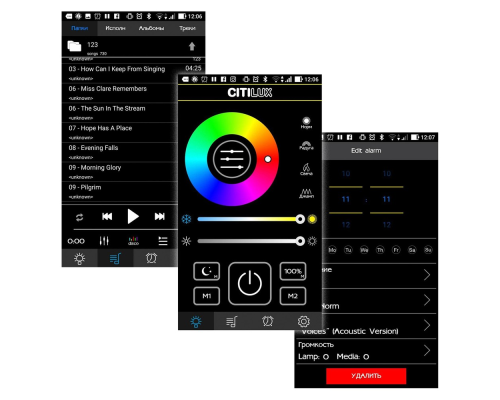 Citilux Light & Music CL703M50A Люстра музыкальная Оркестр с пультом