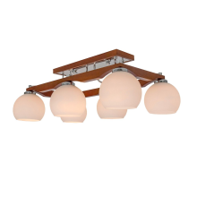 Citilux Ариста CL164361 Люстра деревянная Темный Орех