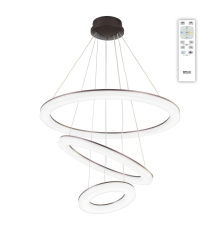 Citilux Электрон CL710105RS LED Люстра подвесная с пультом Венге