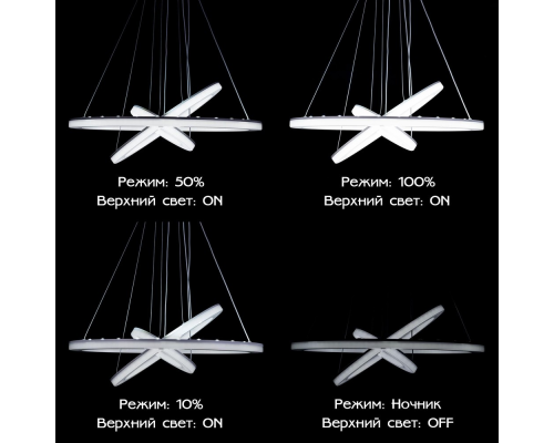 Citilux Электрон CL710105RS LED Люстра подвесная с пультом Венге