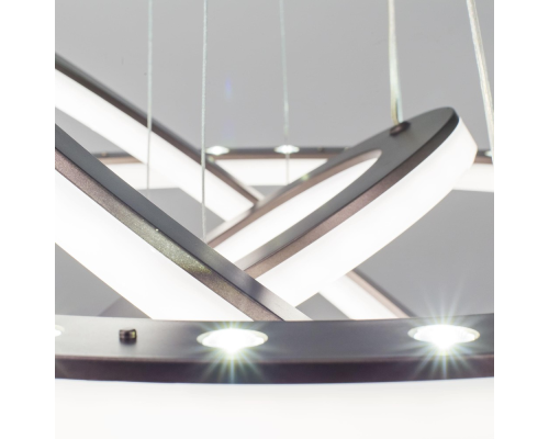 Citilux Электрон CL710105RS LED Люстра подвесная с пультом Венге