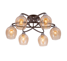 Citilux Элвин CL107165 Люстра потолочная Венге Хром