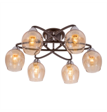 Citilux Элвин CL107165 Люстра потолочная Венге Хром