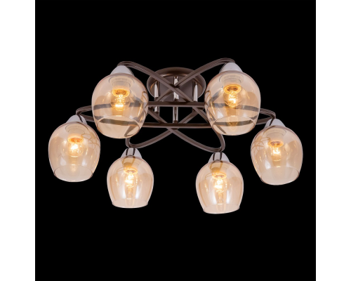 Citilux Элвин CL107165 Люстра потолочная Венге Хром