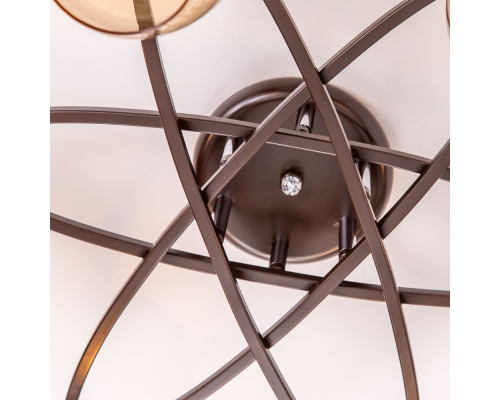 Citilux Элвин CL107165 Люстра потолочная Венге Хром