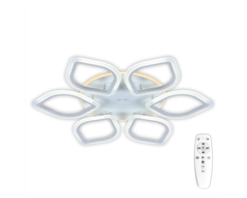 Citilux Ромби CL236160RE Люстра с пультом светодиодная Белая