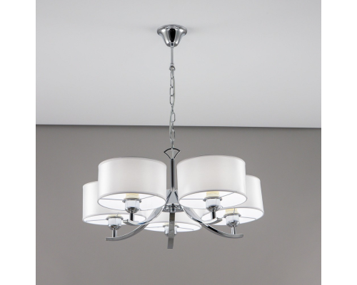 Citilux Эвита CL466150 Люстра подвесная с белыми абажурами