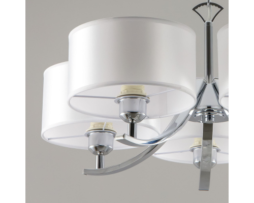 Citilux Эвита CL466150 Люстра подвесная с белыми абажурами