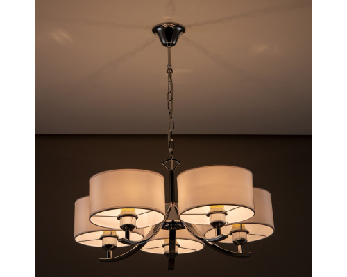 Citilux Эвита CL466150 Люстра подвесная с белыми абажурами