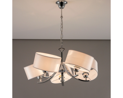 Citilux Эвита CL466150 Люстра подвесная с белыми абажурами