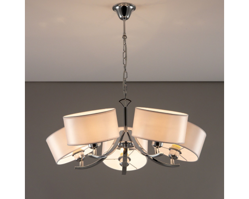 Citilux Эвита CL466150 Люстра подвесная с белыми абажурами