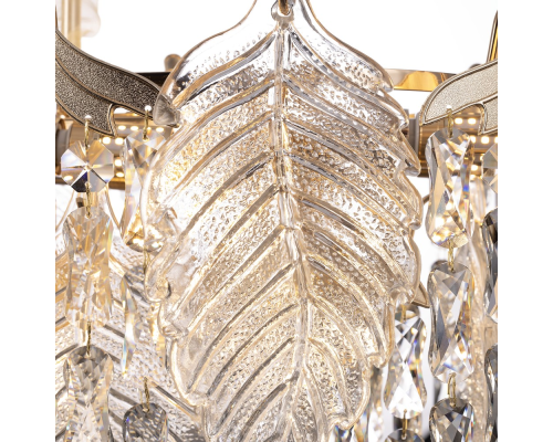 Citilux Darby CL309272 Люстра хрустальная подвесная Золото