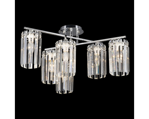 Citilux AXIS CL313261 Люстра хрустальная потолочная Хром