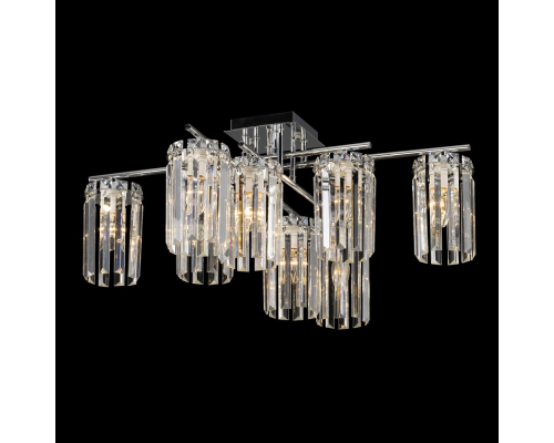 Citilux AXIS CL313281 Люстра хрустальная потолочная Хром