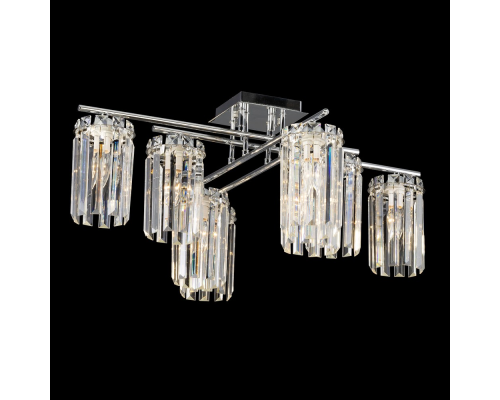 Citilux AXIS CL313281 Люстра хрустальная потолочная Хром