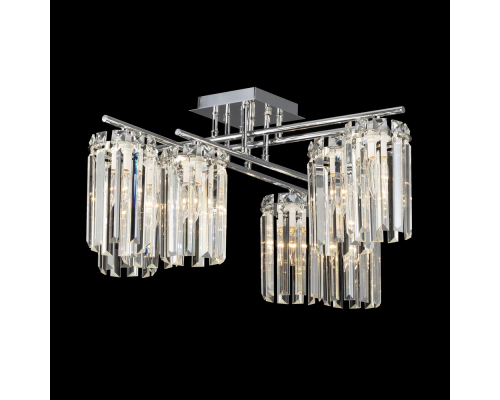 Citilux AXIS CL313281 Люстра хрустальная потолочная Хром
