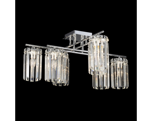 Citilux AXIS CL313281 Люстра хрустальная потолочная Хром