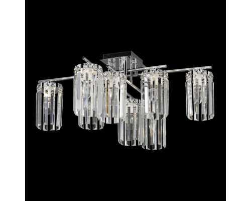 Citilux AXIS CL313281 Люстра хрустальная потолочная Хром