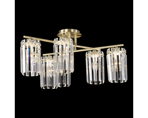 Citilux AXIS CL313263 Люстра хрустальная потолочная Бронза