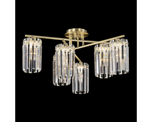 Citilux AXIS CL313263 Люстра хрустальная потолочная Бронза