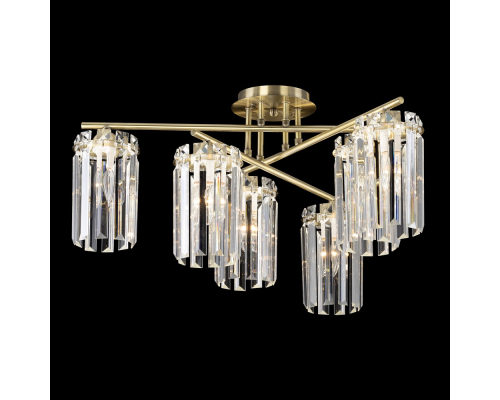 Citilux AXIS CL313263 Люстра хрустальная потолочная Бронза