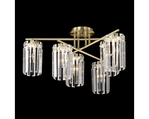 Citilux AXIS CL313263 Люстра хрустальная потолочная Бронза