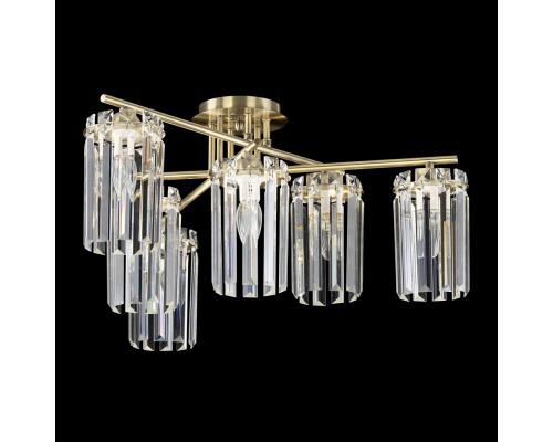 Citilux AXIS CL313263 Люстра хрустальная потолочная Бронза