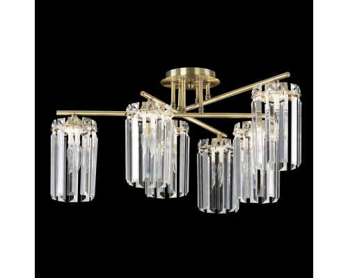 Citilux AXIS CL313263 Люстра хрустальная потолочная Бронза