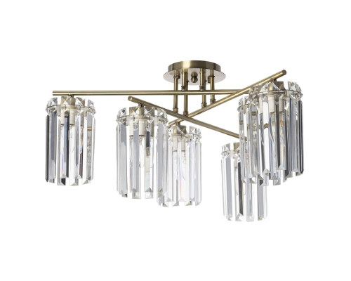 Citilux AXIS CL313263 Люстра хрустальная потолочная Бронза