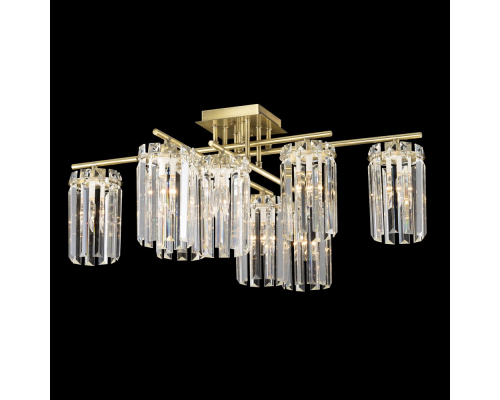 Citilux AXIS CL313283 Люстра хрустальная потолочная Бронза