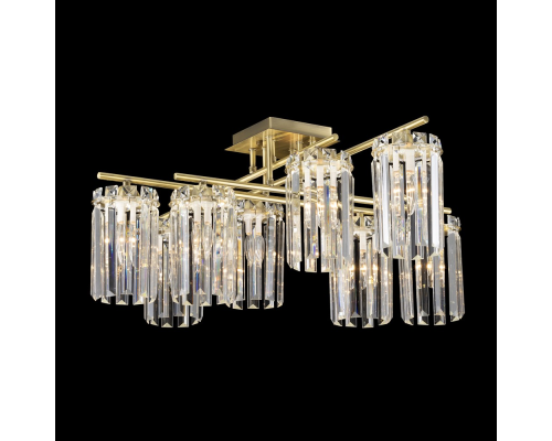 Citilux AXIS CL313283 Люстра хрустальная потолочная Бронза