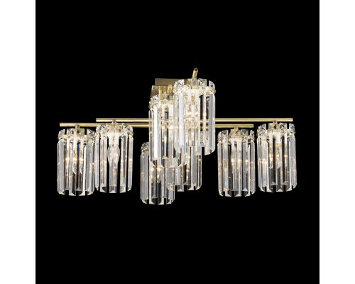 Citilux AXIS CL313283 Люстра хрустальная потолочная Бронза