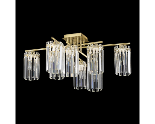 Citilux AXIS CL313283 Люстра хрустальная потолочная Бронза