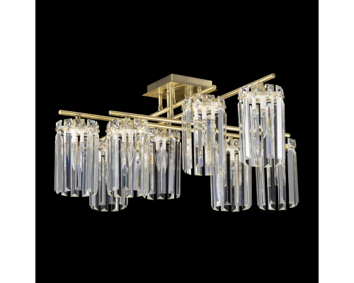 Citilux AXIS CL313283 Люстра хрустальная потолочная Бронза